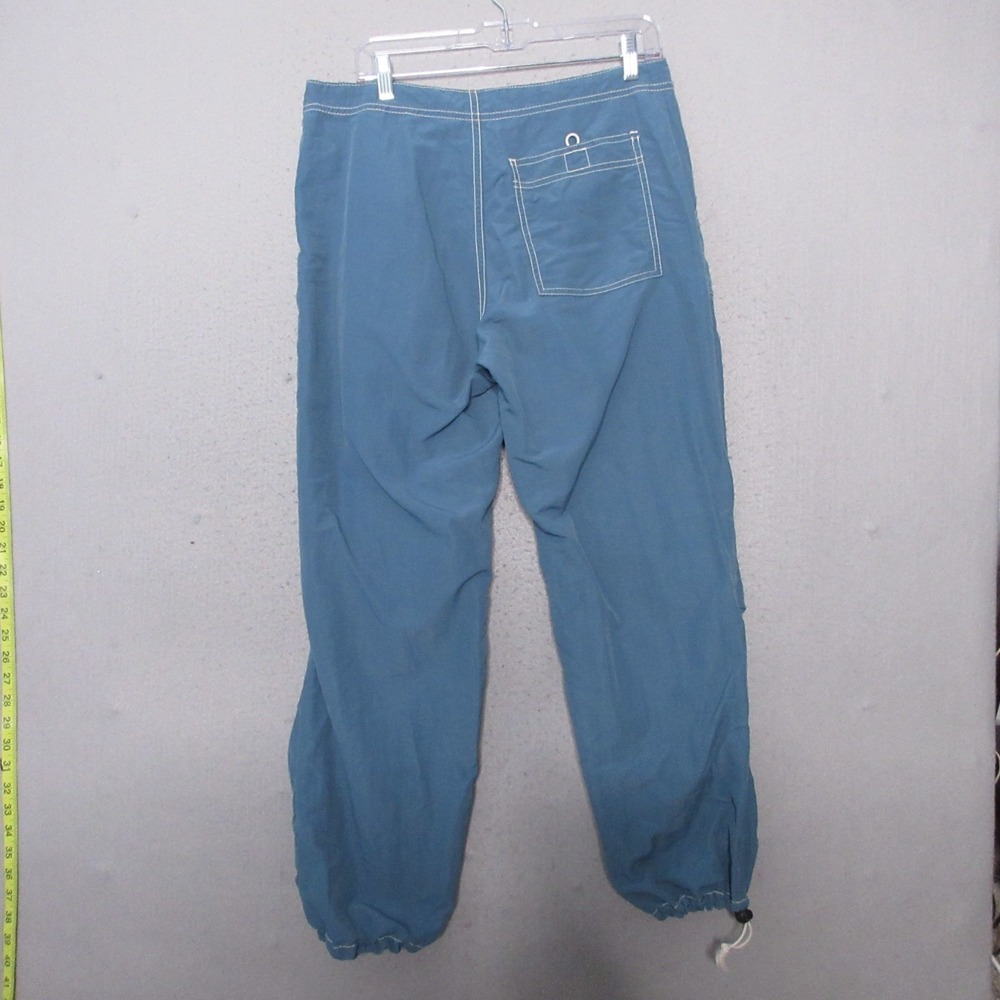 Vintage Mosquito Pants Men Medium Blue Nylon Rave Skate‎ Nylon Y2K 90s  USA Made - Picture 2 of 12